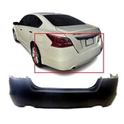 DCP Primed Rear Bumper Cover for 2013-2015 Nissan Altima Sedan 850223TA0H NI1100287