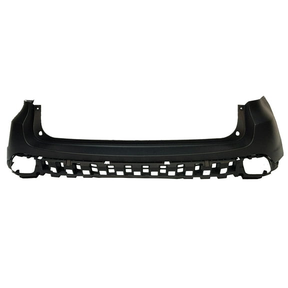 DCP Primed Rear Upper Bumper Cover for 2014-2019 Toyota Highlander LE SE XLE CAPA