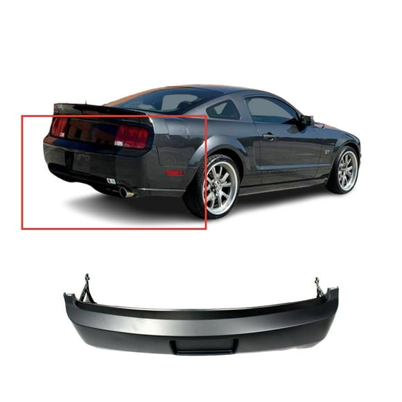 DCP Rear Bumper Cover For 2005-2009 Ford Mustang Base Coupe Convertible