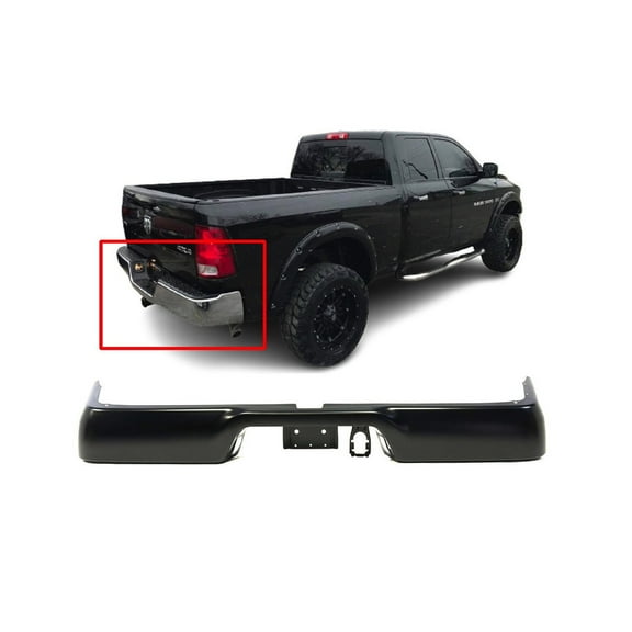 DCP Rear Bumper Cover For 2009-2018 Dodge RAM 1500 Primed 68049746AA CH1102369