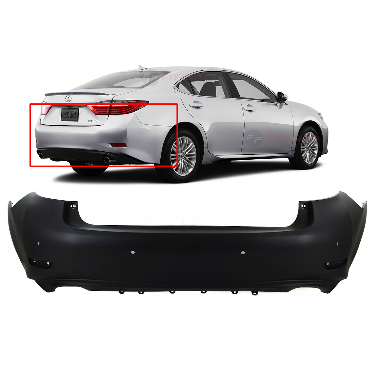 Rear Bumper Reflector Left Driver Side – For Lexus ES350 ES300H GS350 GS450H 2013–2018