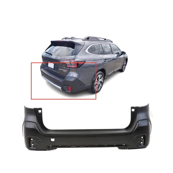 DCP Rear Bumper Cover For 2020-2022 Subaru Outback Base Limited Premier SU1100197