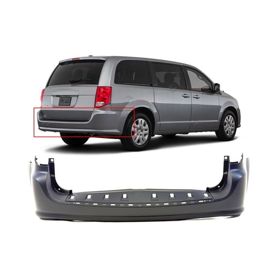 DCP Rear Bumper Cover For Dodge Grand Caravan 2011-2020 68125724AB CH1100969
