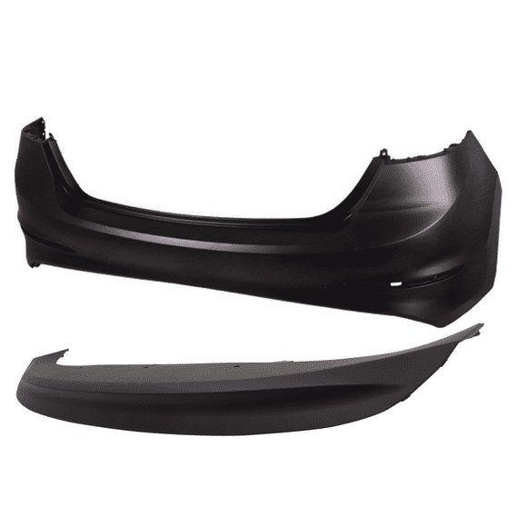 DCP Rear Bumper Cover Kit for 2017 2018 Hyundai Elantra HY1100212 HY1195118 CAPA