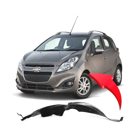 DCP Replacement for Chevrolet Spark 2013-2015 Front Driver Side Fender Liner. LS, LT Models 95039049 GM1248299
