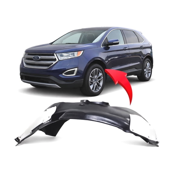 DCP Replacement for Ford Edge 2015-2018 Front Driver Side Fender Liner. SEL, Titanium, SE Models FT4Z16103E FO1248177