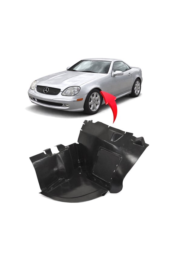 Replacement for Mercedes-Benz SLK230 2000-2004 Front Driver Side Fender Liner. Kompressor Models 1706901930 MB1250107