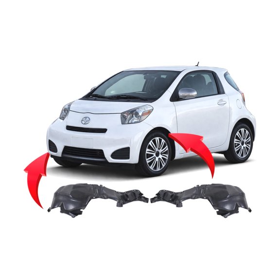 DCP Replacement for Scion iQ 2012-2015 Front Set Fender Liner. EV Models 53806740105380500000 SC1248110 SC1249110