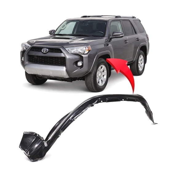 DCP Replacement for Toyota 4Runner 2014-2024 Front Driver Side Fender Liner. Limited, SR5, TRD Pro, TRD Off-Road Models 5380635030 TO1248202