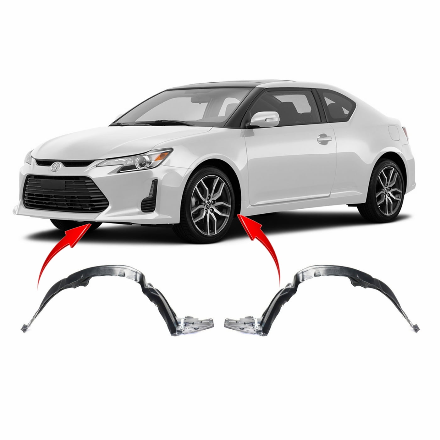 Genuine Style Fuel Tank Cap For 2005-2010 Scion TC Base Coupe 2.4L – GEARZAAR Black Plastic – Replaces 77300-33052