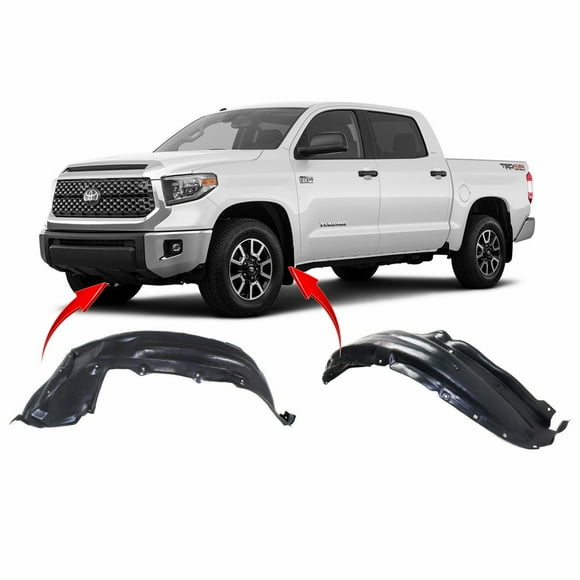 DCP Set of 2 Fender Liners for Toyota Tundra 2014-2021 TO1248190 TO1249190