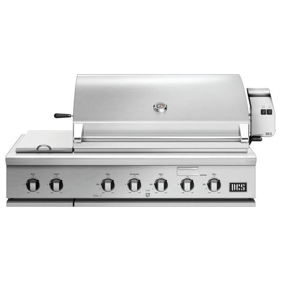 DCS Series 7 48-Inch Built-In Propane Gas Grill With Double Side Burner & Rotisserie - BH1-48RS-L