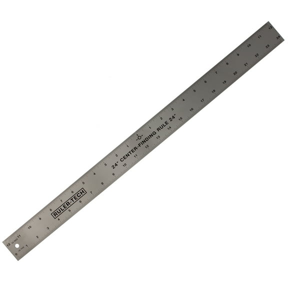 DCT Centering Ruler 24 Inch Woodworking or Embroidery Center Finding Measurer