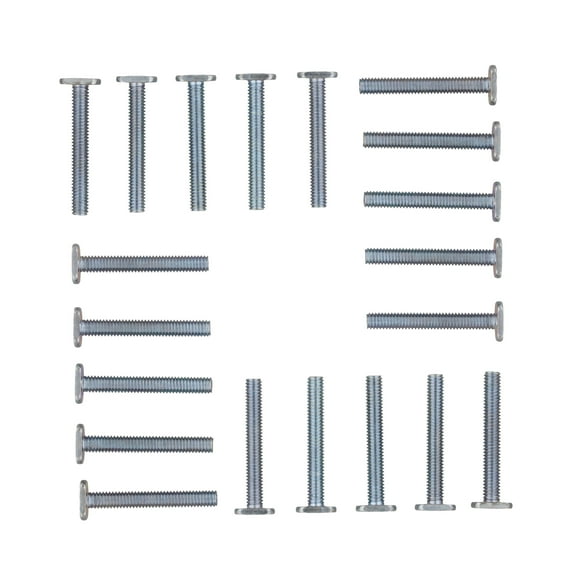 DCT Tee Bolt Set - 20 Pack 2-1/4 Inch T Bolts Woodworking, 5/16 Inch Thread