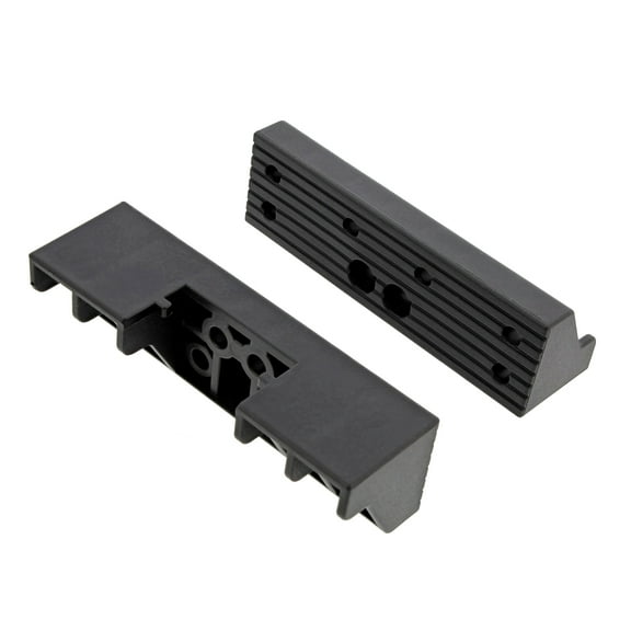 DCT Wide Jaw Clamping Set 2pc Vice Jaws 4in Woodworking Non-Marring Bench Clamp