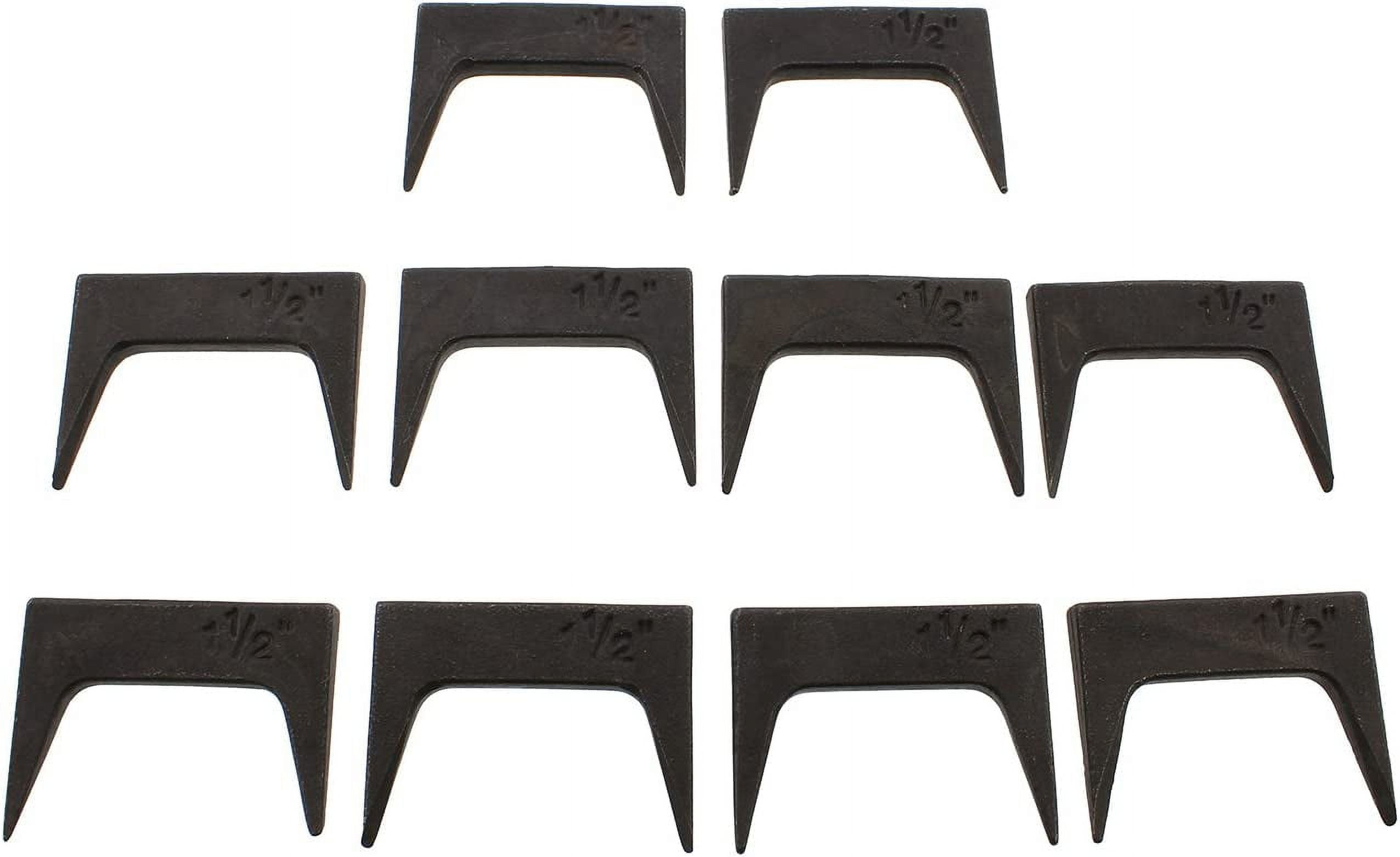 DCT Wood Clamps, 1.5In Pinch Clamp Pinch Dog 10Piece Set For