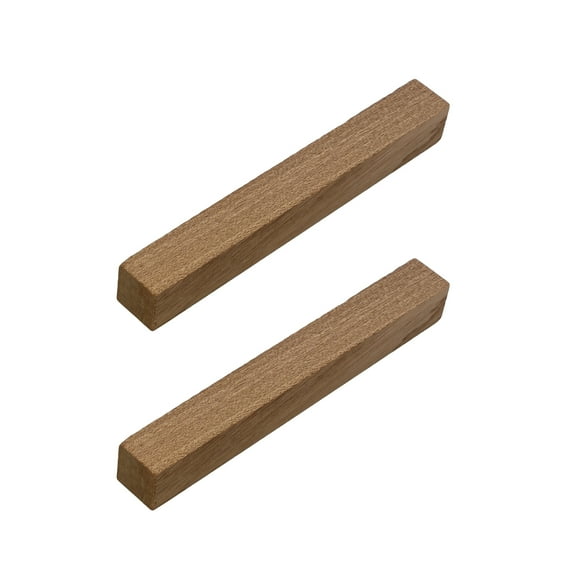 DCT | Wood Turning Blanks 2pk 3/4" x 3/4" x 6" Inch Sapele Wood Pen Blanks