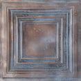 thumbnail image 1 of DCT05-Washington Square 2 ft. x 2 ft. PVC Glue-up or Lay-in Ceiling Tile in Weathered Copper (200 Sq.ft / Pack) - 50 Pieces, 1 of 4