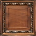 thumbnail image 1 of DCT06 - Cambridge 2 ft. x 2 ft. PVC Glue-up or Lay-in Ceiling Tile in Aged Copper (40 sq.ft / Pack) - 10 Pieces, 1 of 7