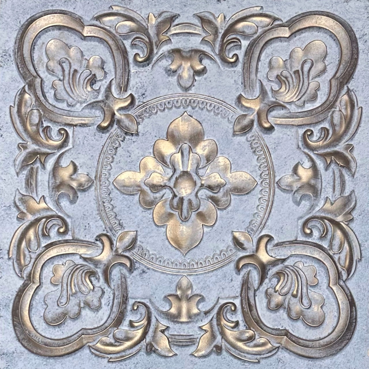 Aged White Gold 24" x 24" PVC Ceiling Tile