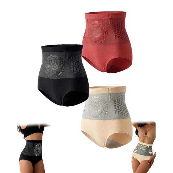 DCWNF 4-in-1 Micro-Particle Sculpting Fat-Burn Shorts High-Waisted Toning Thermogenic Yoga Pants Firming Shaping for Women