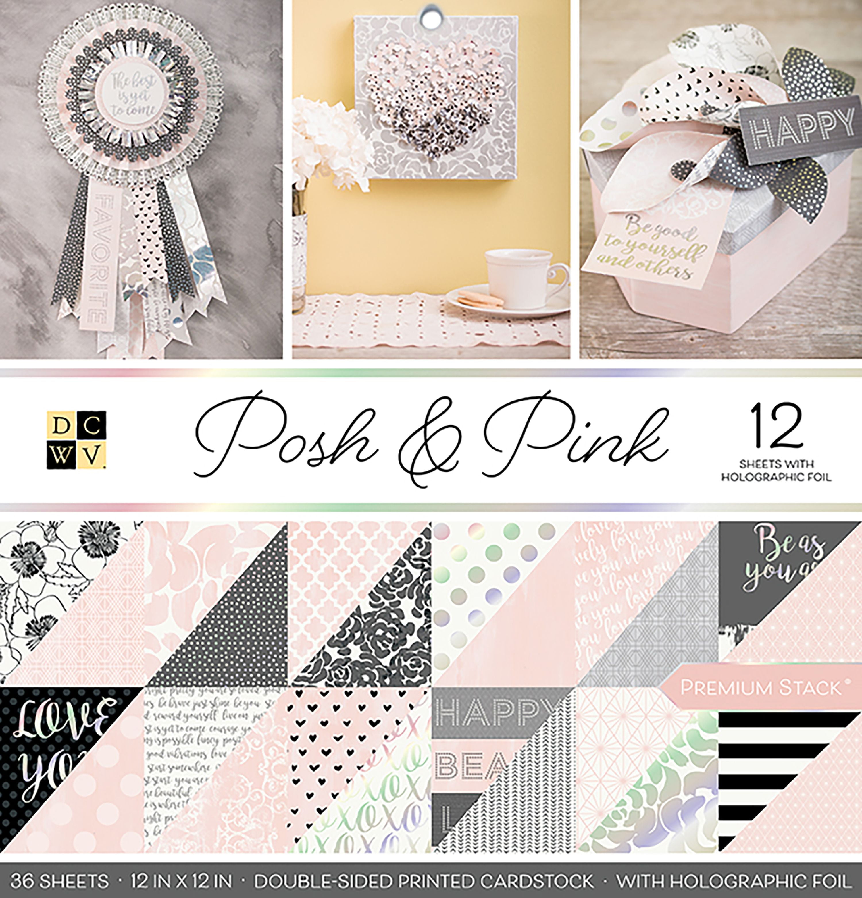 Amazon.com: American Crafts DCWVE DCWV Premium Stack-12 x 12