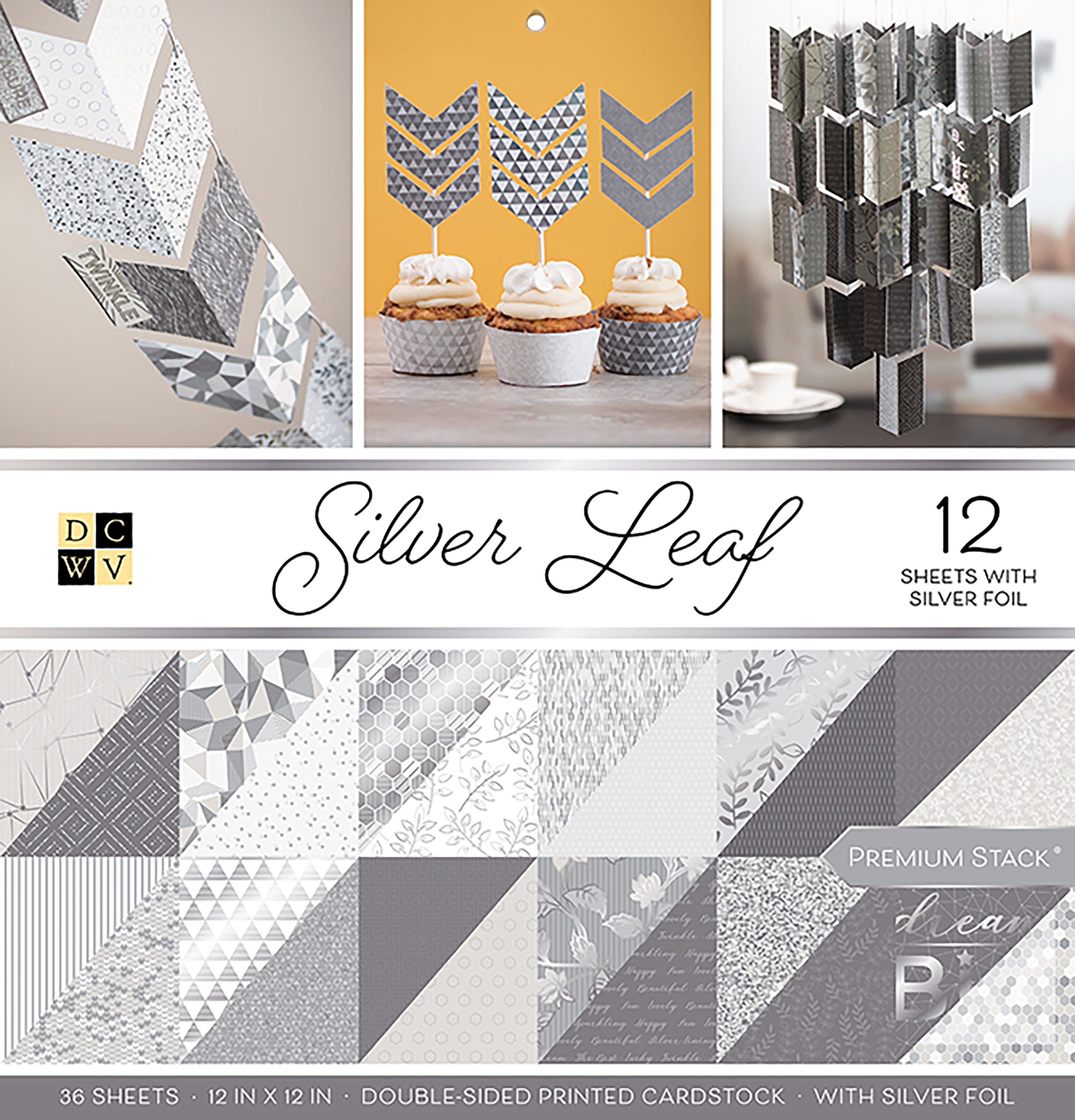 Silver Glitter Cardstock (10 Sheets, 300 gsm) Silver Cardstock 12x12  Cardstock Paper Colored Cardstock (Silver)