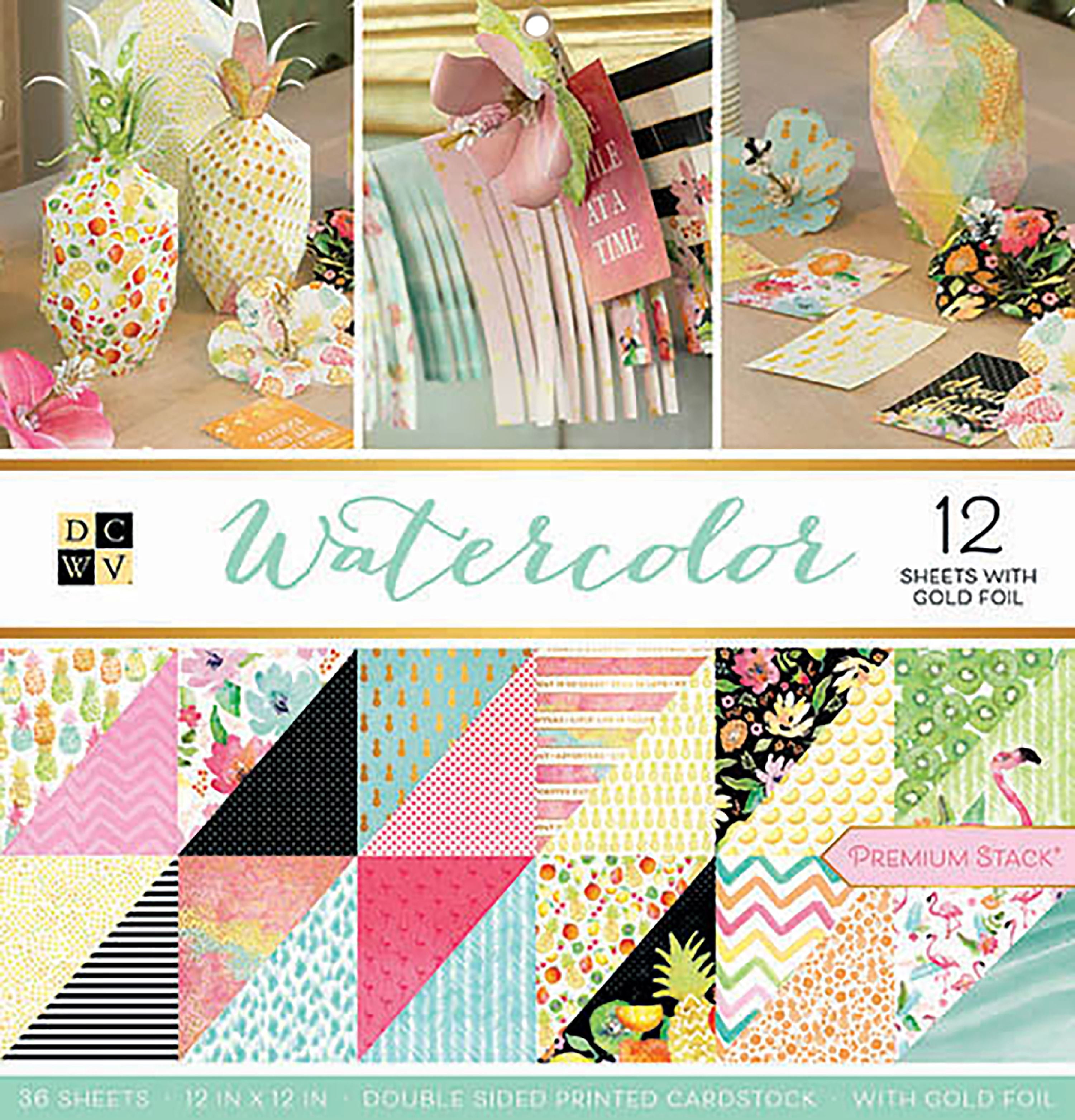 Dcwv Sticker Stack DCWV Double-Sided Cardstock Stack 12