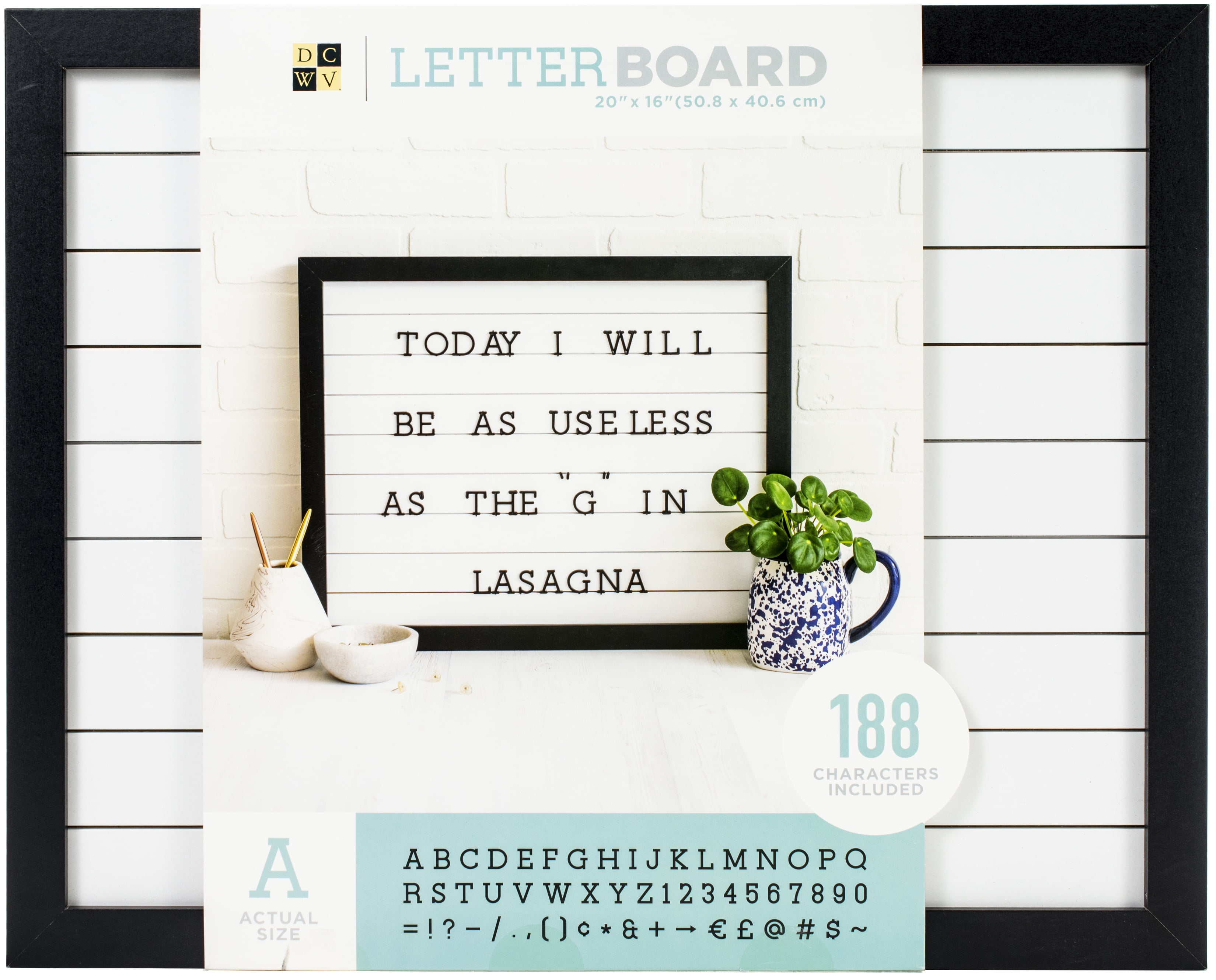 C Crystal Lemon Letter Board, Felt Letter Board, 10x10 Inches, Changeable Wooden Message Board Sign, Wood Frame, Wall Mount, with Display Stand