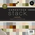 thumbnail image 1 of DCWV Single-Sided Cardstock Stack 12"X12" 58/Pkg-Neutrals White Core, 29 Solid Colors/2ea, 1 of 2