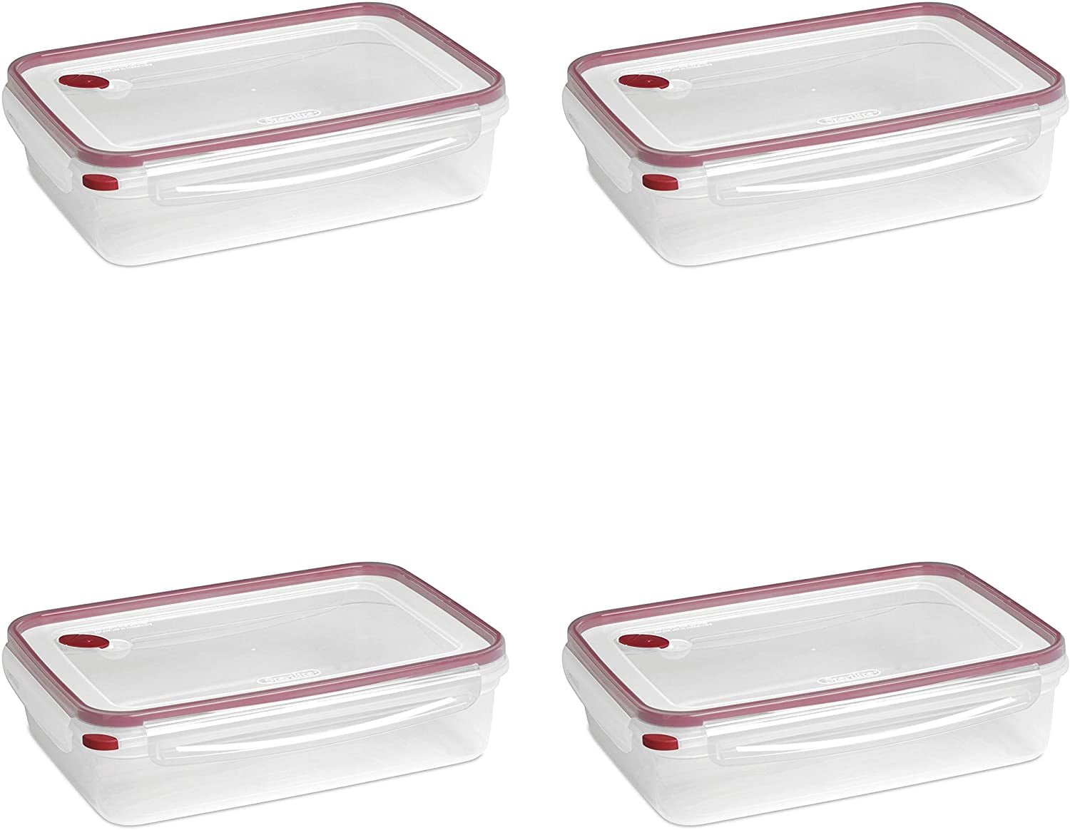 DCX Ultra-Seal 16 Cup Rectangle, Airtight Food Storage Container ...