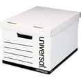thumbnail image 1 of DCYP 95224 Heavy-Duty Fast Assembly Lift-Off Lid Storage Box, Letter/Legal, White (Case of 12), 1 of 5