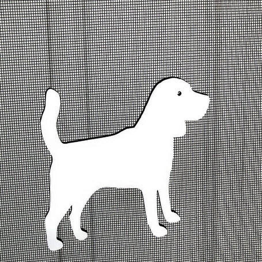 DCentral Beagle Dog Flexible Screen Magnet: Double-Sided Dcor; For NON-RETRACTABLE Screens, Multipurpose, Helps to Stop Walking into screens, Covers small tears in Screens, . Size 5.2" x 4.7"