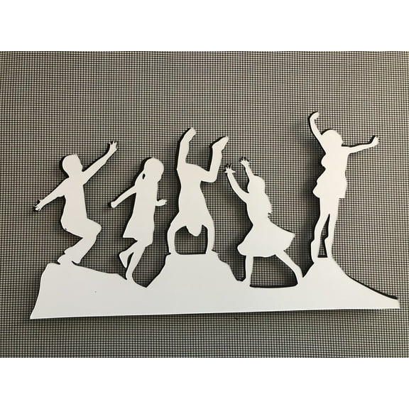 DCentral CHILDHOOD Flexible Screen Magnet Décor; Double-Sided, for Non-Retractable Screens, Helps to Stop Walking into Screens, Covers Small tears in Screens, Sizes W 9.5" x 5.2"