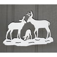 thumbnail image 1 of DCentral DEER FAMILY Flexible Screen Magnet: Double-Sided. Bright White-Easier to See Day & Night. Decorative. Helps to Stop Walking into Screens, Covers Small Tears in Screens Size L 6.3" x W 9.5 ", 1 of 8