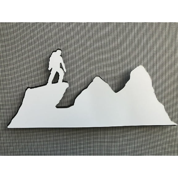 DCentral Hiking Flexible Screen Magnet Décor; Double-Sided, for Non-Retractable Screens, Helps to Stop Walking into Screens, Covers Small tears in Screens, Sizes W 8.2" x 3.8"