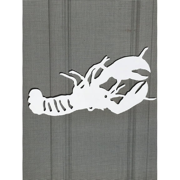 DCentral LOBSTER Flexible Screen Magnet: Double-Sided; For NON-RETRACTABLE Screens, Multipurpose, Helps to Stop Walking into screens, Covers small tears in Screens, Size L 4" x W 7.6 "