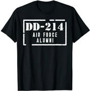 DD-214 Air Force Alumni Proud USA Armed Forces Veteran Gift T-Shirt