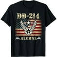 thumbnail image 1 of DD-214 Alumni Air Force Military Veteran American Flag USAF T-Shirt, 1 of 4