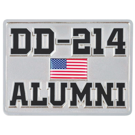 DD-214 Alumni Chrome Emblem