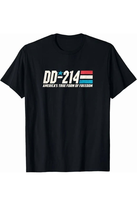 DD 214 Armed Forces Military Alumni Vintage Veteran Unisex T-Shirt up to size 5XL