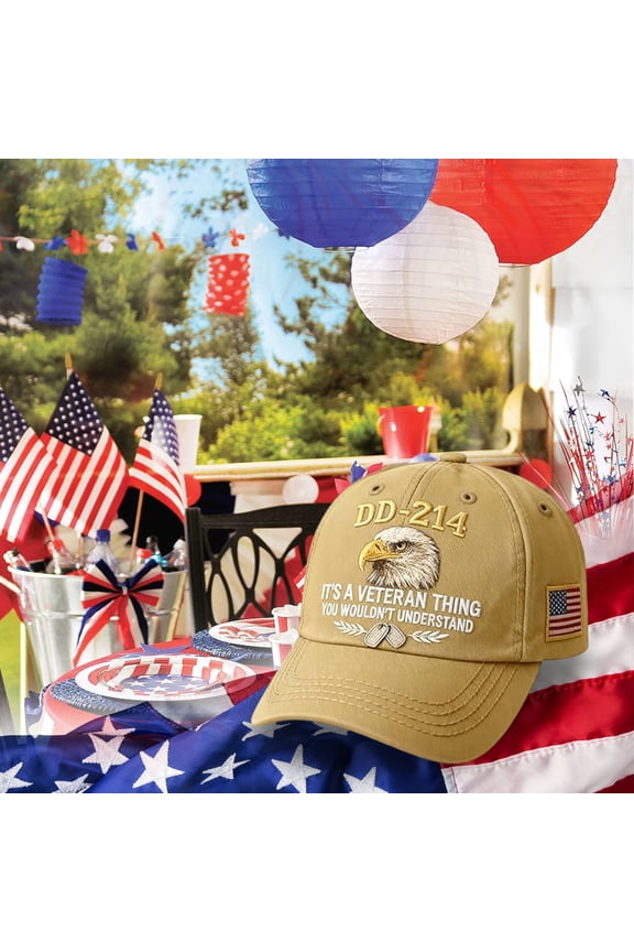 DD-214 Army Veteran Hat,Military Commemorative Baseball Cap For Retired Soldiers,Patriotic Veteran Day,Embroidered Patriotic Baseball Cap,Memorial Day Gifts for Retired Soldiers
