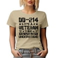 thumbnail image 1 of DD-214, It's a Veteran Thing You Wouldn't Understand, Veterans Day, Tan T-Shirt, Medium, 1 of 5