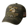 thumbnail image 1 of DD-214 Military Baseball Cap, Veteran Pride Adjustable Patrol Cap, Olive Green with Eagle, Embroidered Patriotic Baseball Cap, Patriotic Veteran Day Gifts for Retired Soldiers, 1 of 8