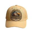 thumbnail image 1 of DD-214 Military Baseball Cap, Veteran Pride Adjustable Patrol Cap, Olive Green with Eagle Printed Pattern, Patriotic Veteran Day Gifts for Retired Soldiers (Khaki), 1 of 5