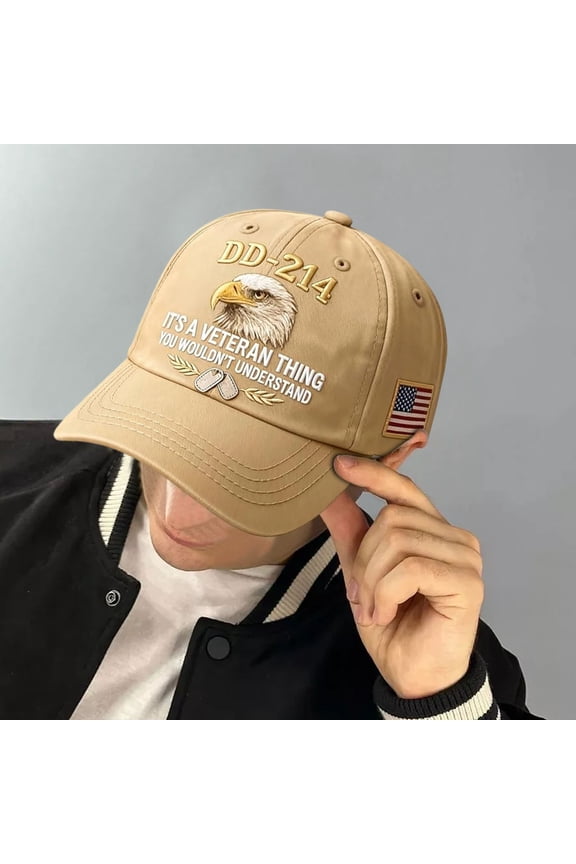 DD 214 Veterans' Matter Hat Military Service Baseball Cap for Men Patriotic Veteran Day Gifts for Retired Soldiers,DD214 Hat,Veteran Gits for Men