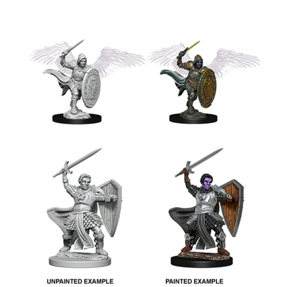 NECA D D Nolzurs Marvelous Unpainted Miniatures Wave 5 Aasimar Male Paladin