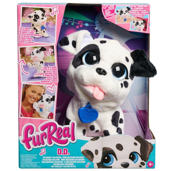 furReal D.D. My Dancin Dalmatian, Interactive 8 inch Plush, for Boys and Girls Ages 4 and up