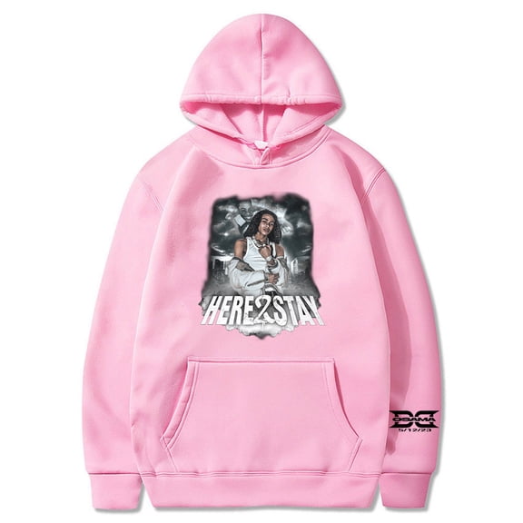 DD Osama Hoodie Here 2 Stay Merch Long Sleeve Sweatshirts Women Men Hip Hop Clothes