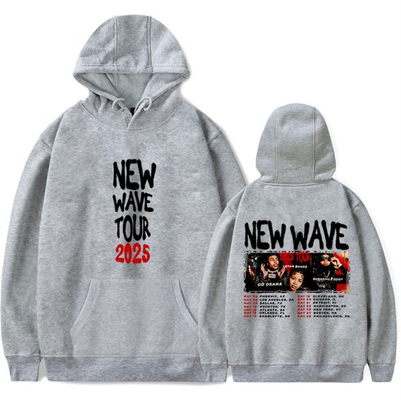 DD Osama New Wave Tour 2025 Hoodies Unisex Tops Hip Hop Sweatshirts Fashion Clothes